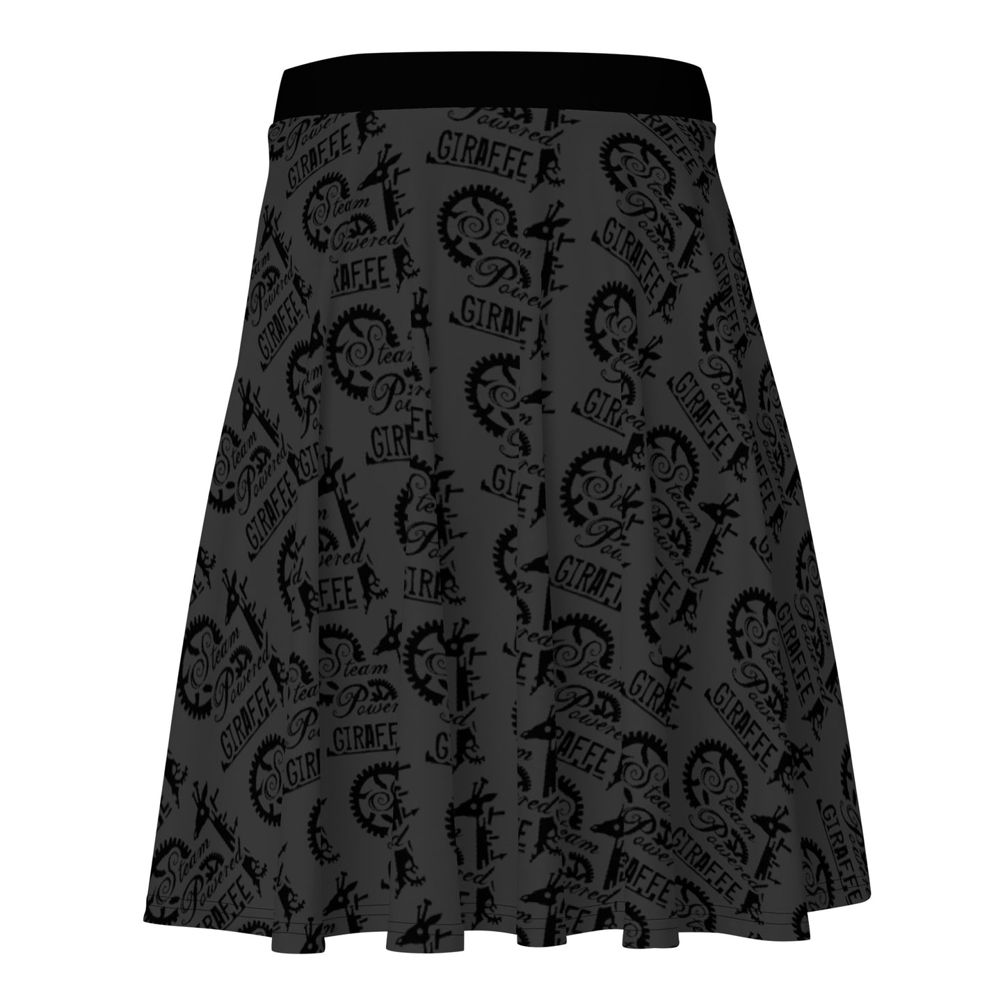 Dark Grey SPG Logo Skater Skirt