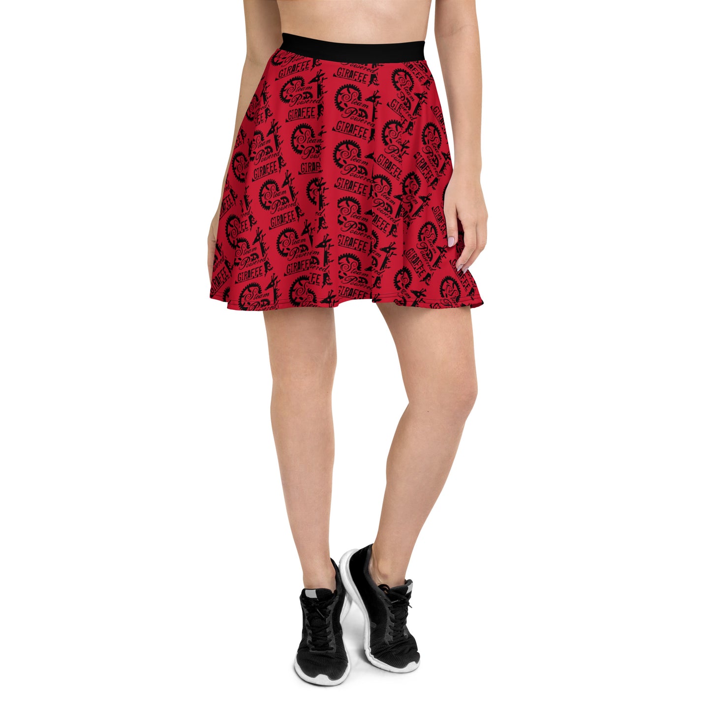 Red SPG Logo Skater Skirt