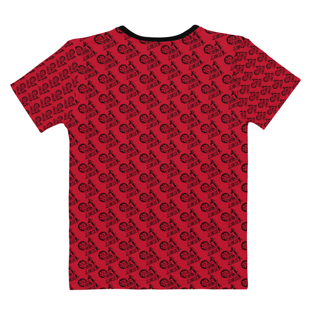 Red SPG Logo Feminine-Cut Shirt