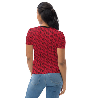 Red SPG Logo Feminine-Cut Shirt