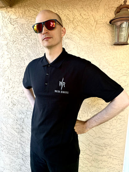 Walter Robotics Embroidered Polo Shirt