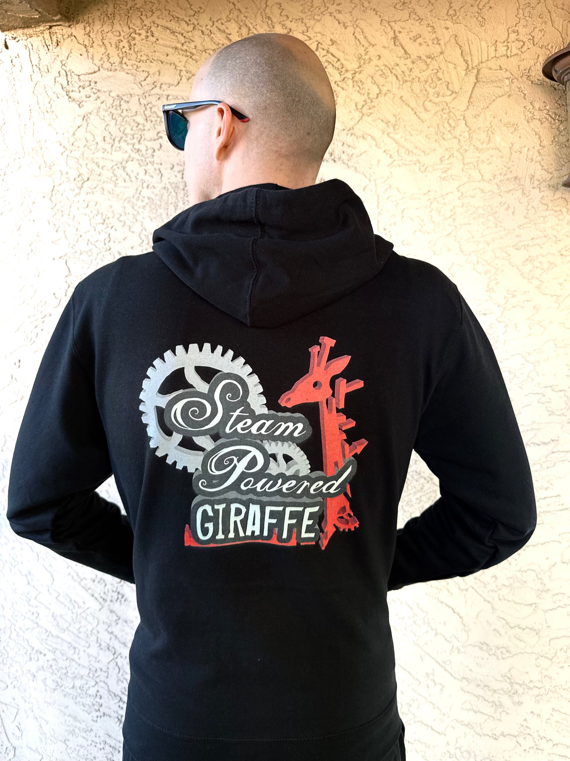 Steam Powered Giraffe Dark Grey SPG Logo Shirt S