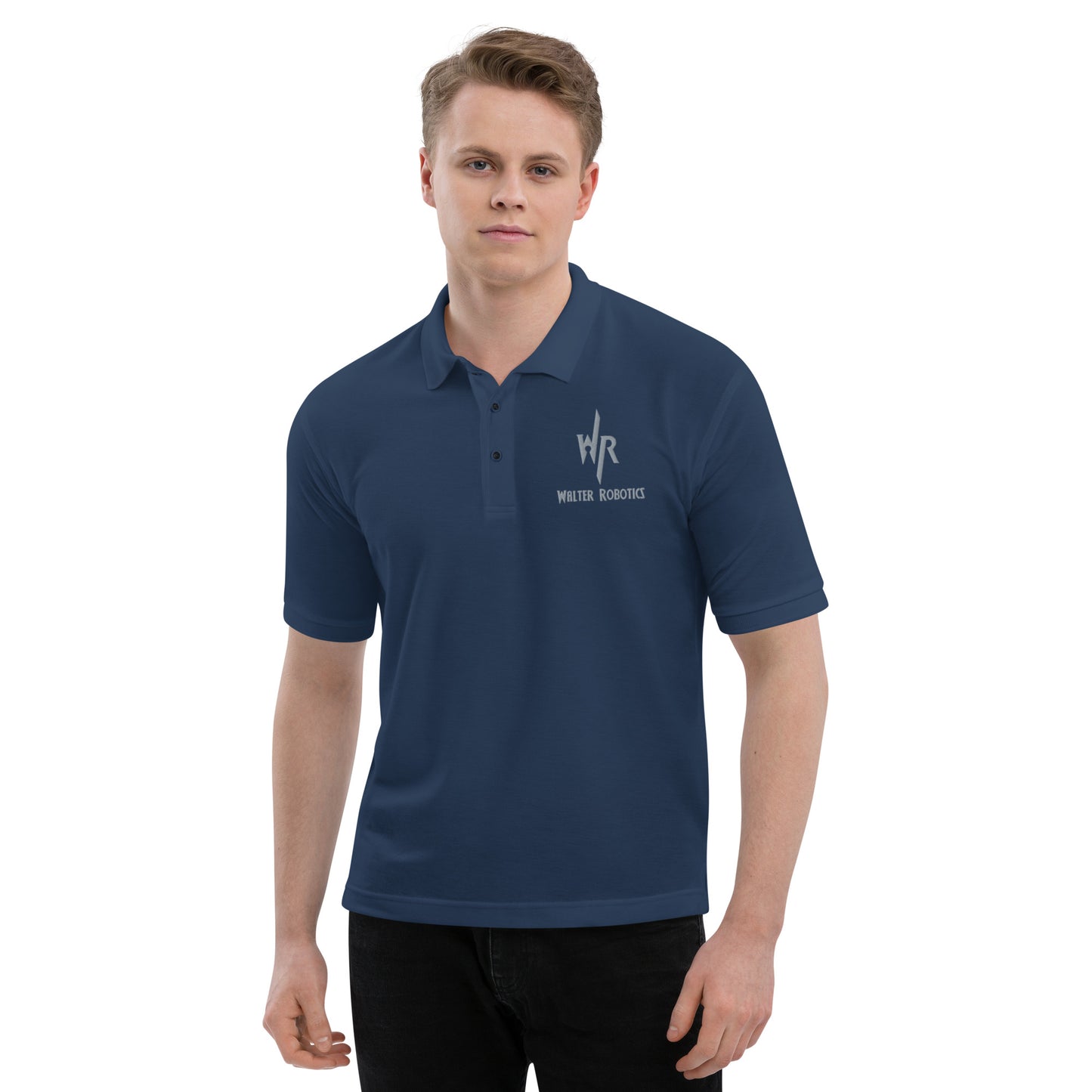 Walter Robotics Embroidered Polo Shirt