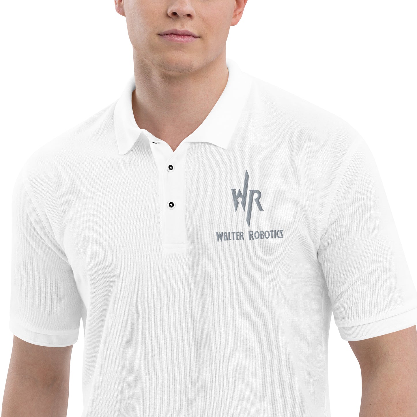 Walter Robotics Embroidered Polo Shirt